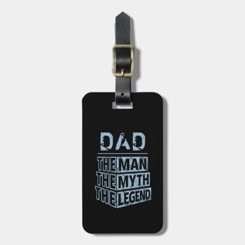 Blue Personalized Name The Man The Myth The Legend Luggage Tag