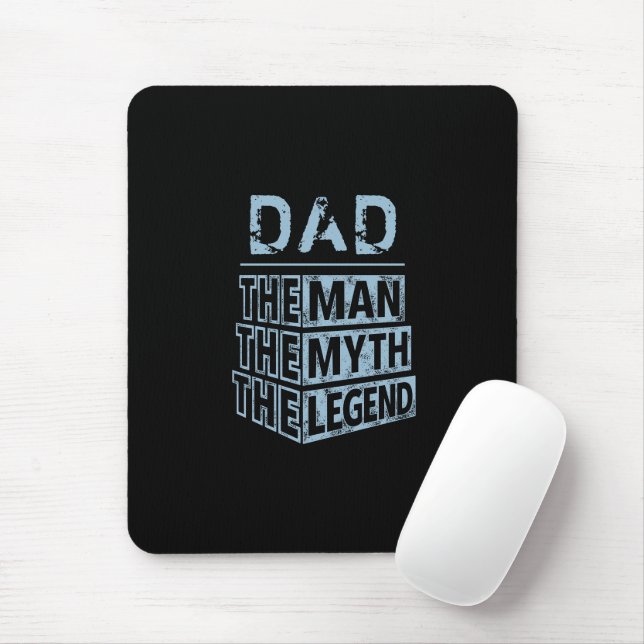 Blue Personalized Name The Man The Myth The Legend Mouse Pad (With Mouse)