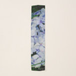 Blue petal chiffon scarf<br><div class="desc">This close-up image of light blue floral petals was taken on the ground of the Mountain Gorilla Lodge in Rwanda on my latest African adventure. This delicate scarf will compliment any outfit, and can transition from work, to weekend, to evening.</div>