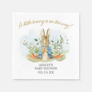 Blue Peter Rabbit Baby Shower  Napkins