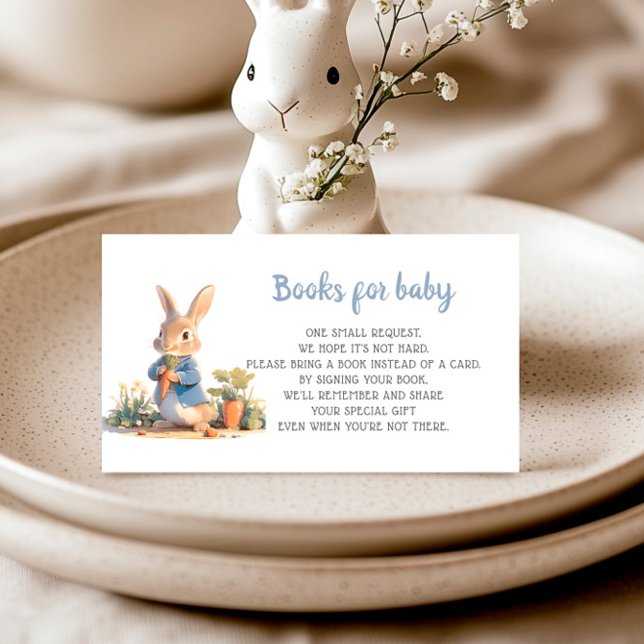 Blue Peter The Rabbit Book For Baby Enclosure Card (Creator Uploaded)
