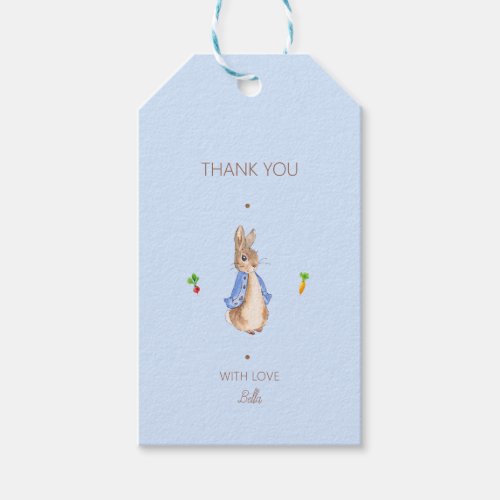 Blue Peter the Rabbit Gift Tags