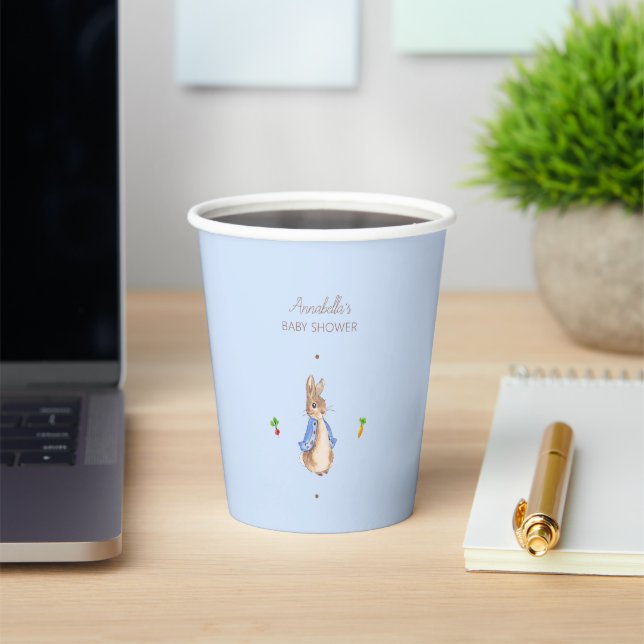 Blue Peter the Rabbit Paper Cups (Insitu)