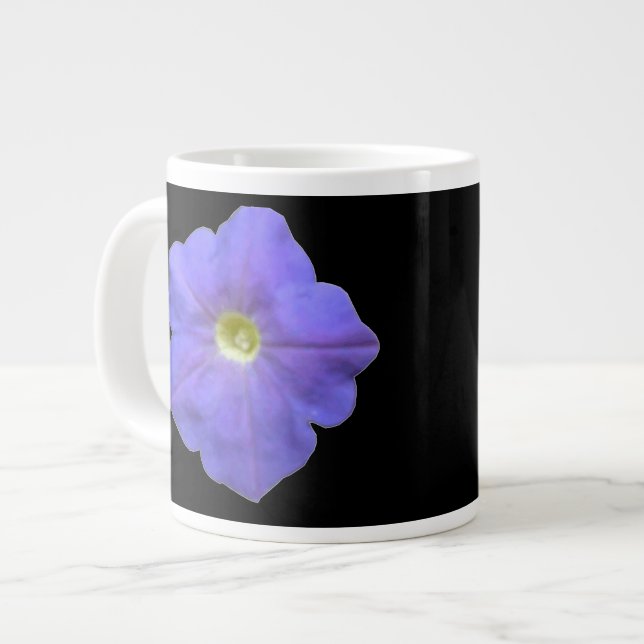 Blue Petunia Mug (Front Left)