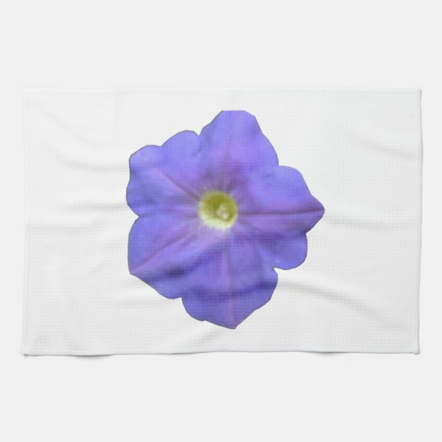 Blue Petunia Towel (Horizontal)