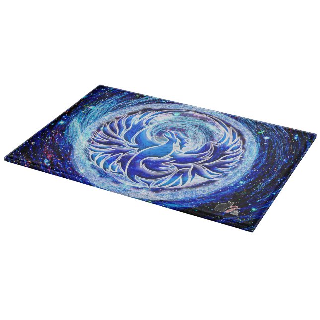 Blue Phoenix Cutting Board (Corner)
