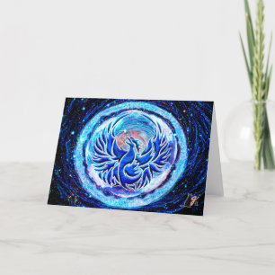 Blue Phoenix Holiday Card