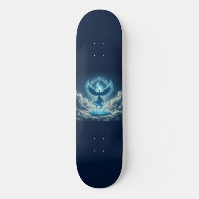 Blue Phoenix Skateboard (Front)
