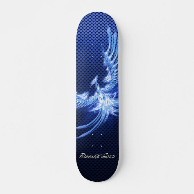 Blue Phoenix Skatedeck Skateboard Deck (Front)