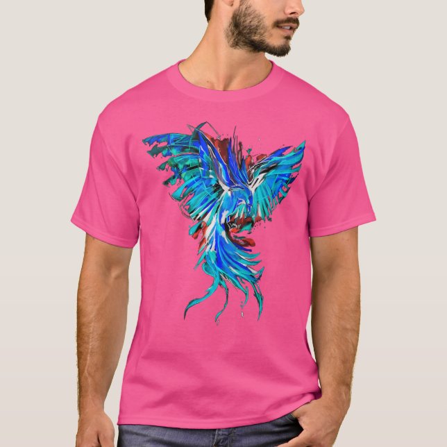 Blue Phoenix T-Shirt (Front)