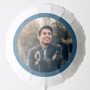 Blue Photo Helium Balloon