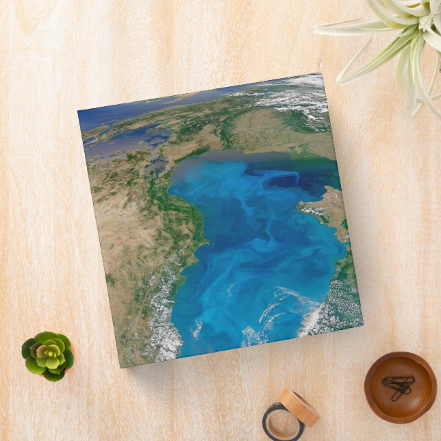 Blue Phytoplankton Bloom In The Black Sea 3 Ring Binder (In Situ)