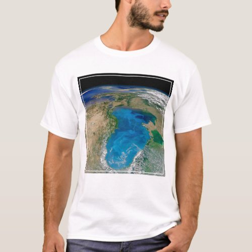 Blue Phytoplankton Bloom In The Black Sea T_Shirt