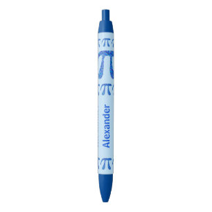 Blue Pi Symbol Math Geek Mathematics Professor Pen