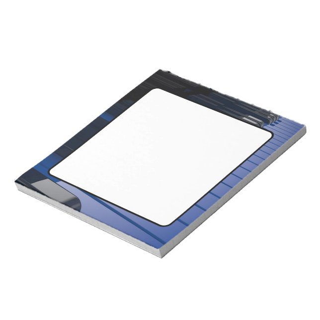 Blue Piano Notepad (Rotated)