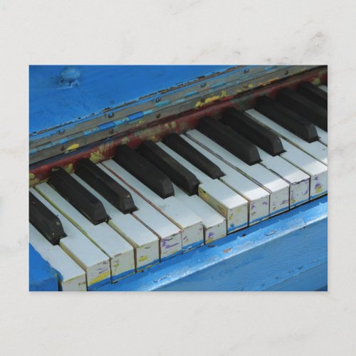 Blue Piano Postcard