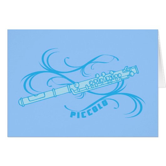 Blue Piccolo Cards (Front Horizontal)