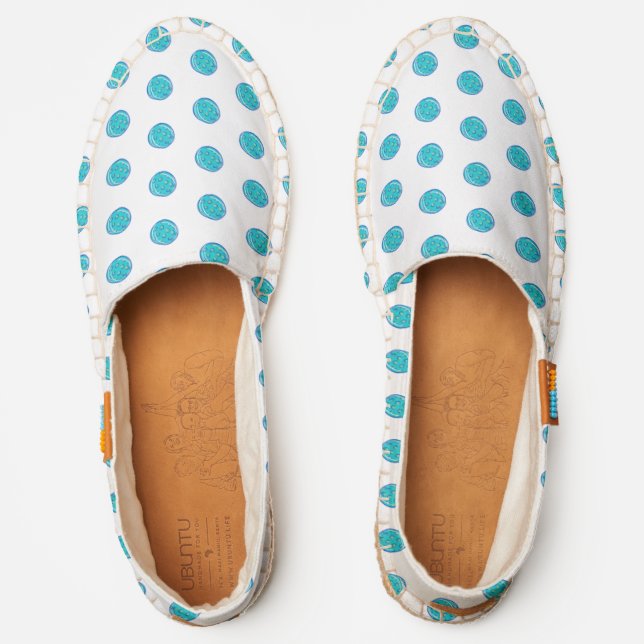 Blue Pickleball Sporty & Stylish Slip on Espadrilles (Front)