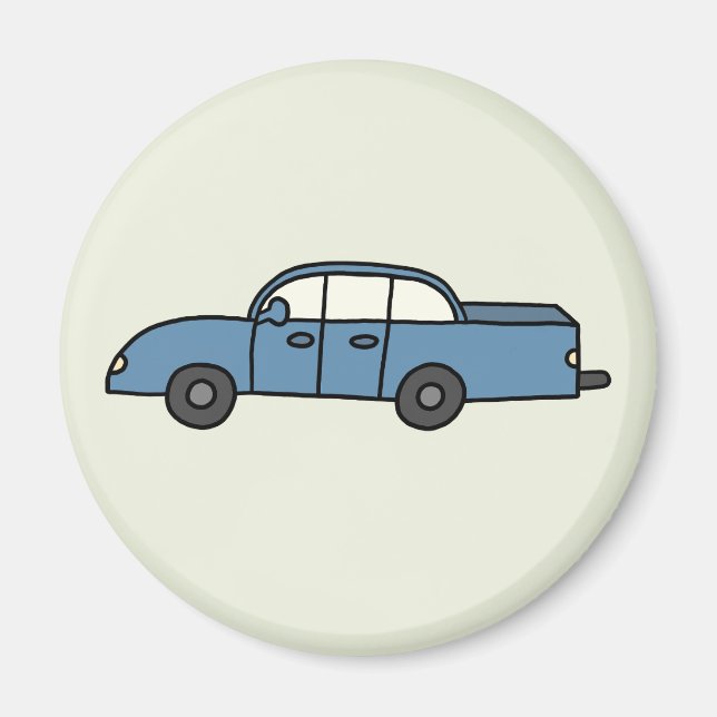 Blue Pickup Magnet (Front)