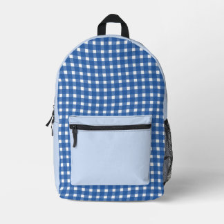 blue picnic backpack