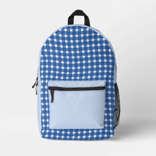 blue picnic backpack