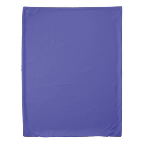 Blue pigment solid color  duvet cover