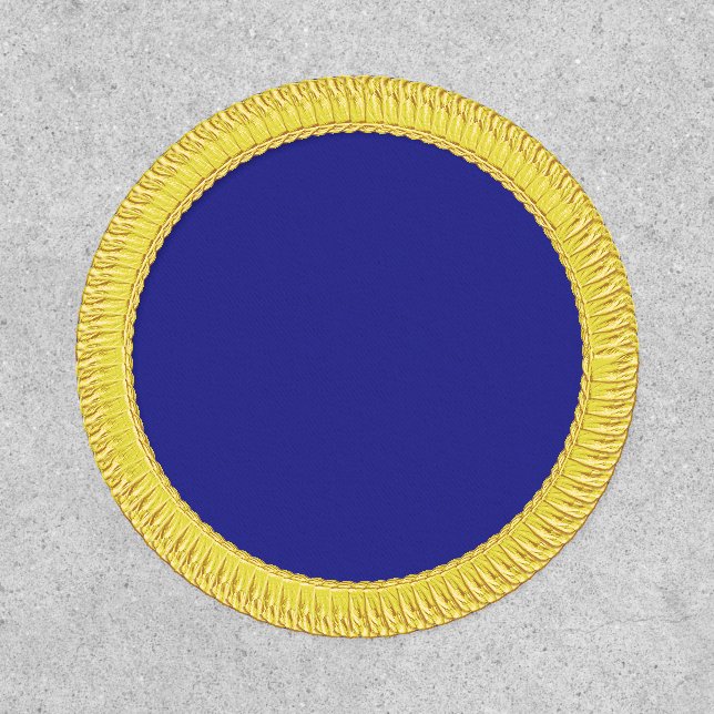 Blue (pigment) (solid color)  patch (Front)