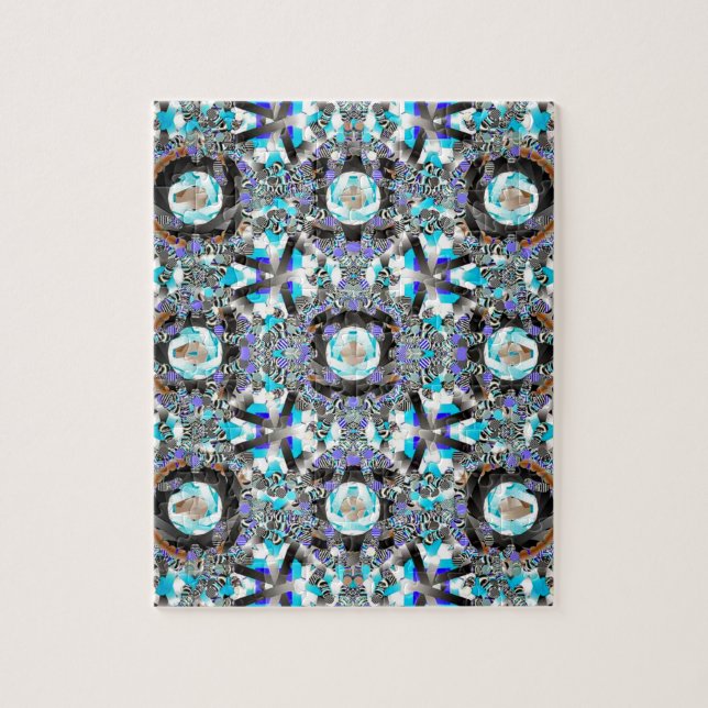 Blue Pinball Jigsaw Puzzle (Vertical)