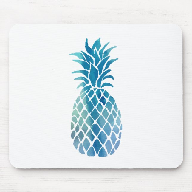 blue pineapple mouse pad (Front)