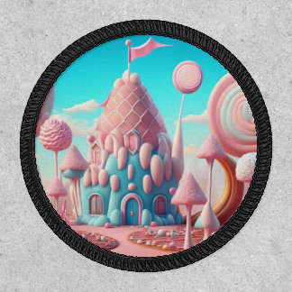 Blue & Pink Candy Land Mansion Patch