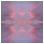 Blue Pink Clouds Fabric