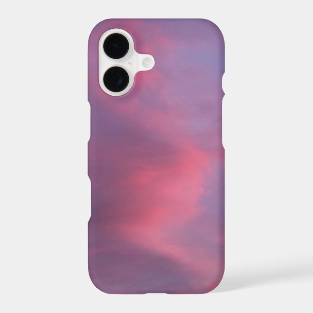 Blue Pink Clouds Iphone Case (Back)