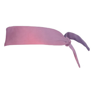 Blue Pink Clouds Tie Headband