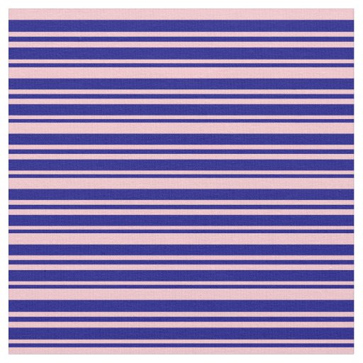 Blue & Pink Colored Lines Pattern Fabric