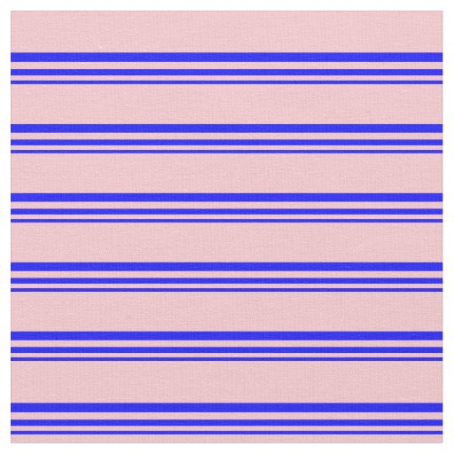 Blue & Pink Colored Pattern Fabric