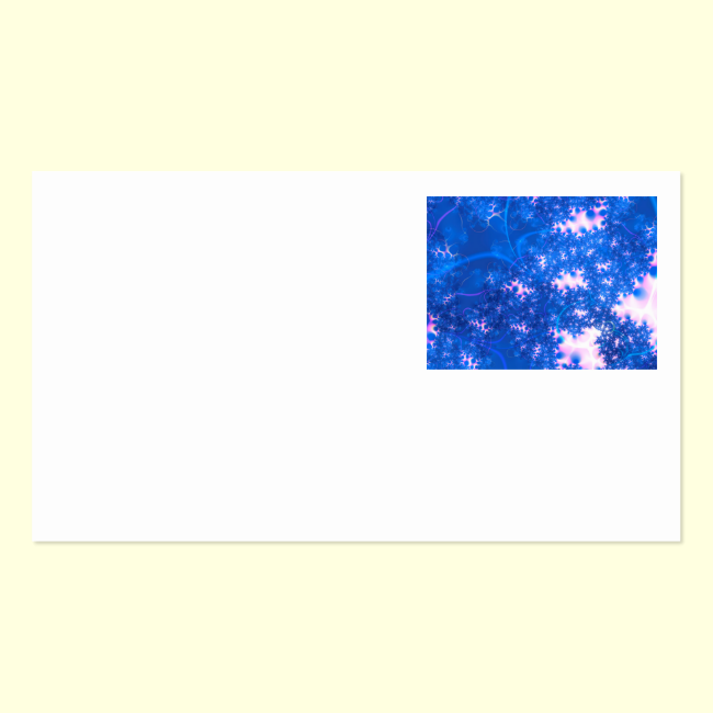 Blue Pink Delicate Cosmic Growth, Osmosis Abstract Double-Sided Standard Business Cards (Pack Of 100)