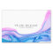 Blue & pink flowing geode ink design