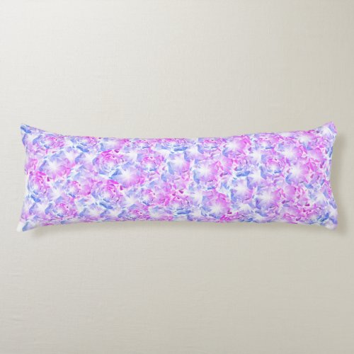 Blue Pink Gemstone Sapphire Crystal Art Body Pillow