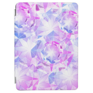 Blue Pink Gemstone Sapphire Crystal Art iPad Air Cover