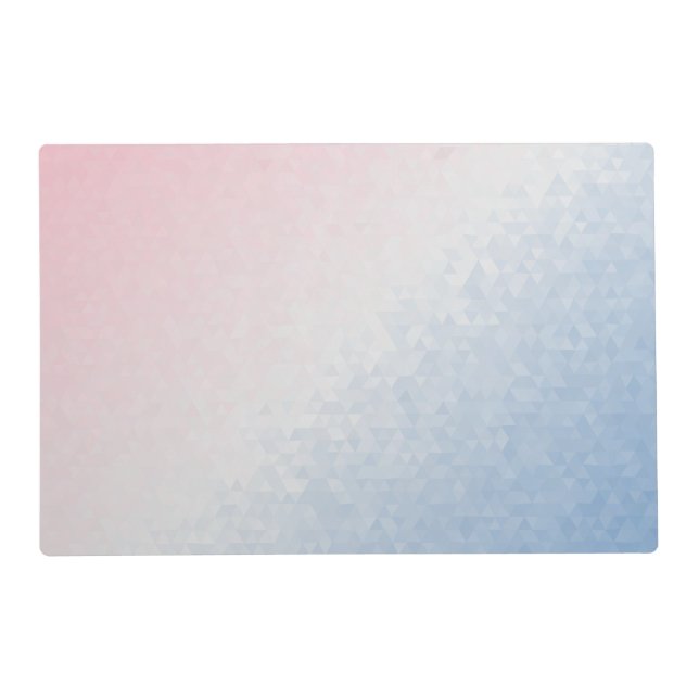 Blue & Pink Gradient Placemat (Front)