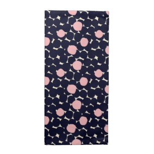 Blue & Pink Large Dot Pattern Cloth Napkin