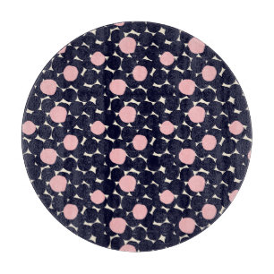 Blue & Pink Large Dot Pattern Cutting Board