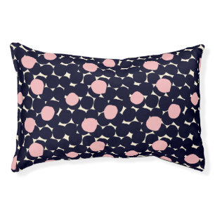 Blue & Pink Large Dot Pattern Pet Bed