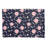 Blue &amp; Pink Large Dot Pattern Pillow Case