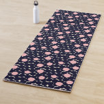 Blue &amp; Pink Large Dot Pattern Yoga Mat