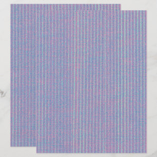 Blue Pink Lavender Stripes Scrapbook Paper