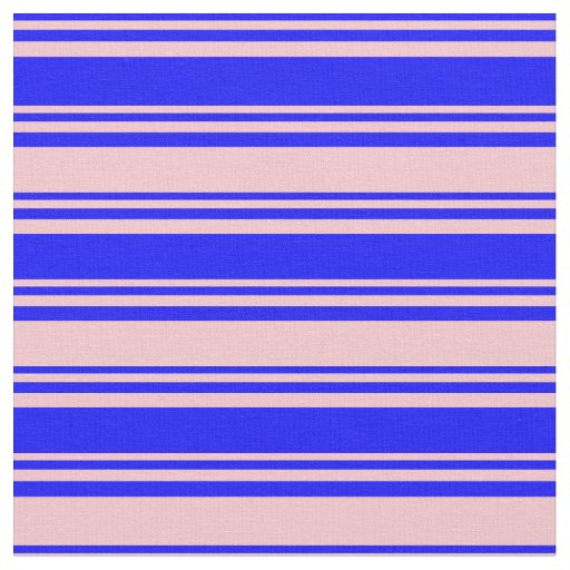 Blue & Pink Lines Pattern Fabric