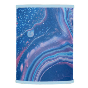 Blue & Pink Marble Agate Abstraction Lamp Shade