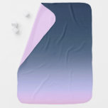 Blue-pink Ombre . Baby Blanket