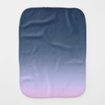 Blue-pink Ombre . Baby Burp Cloth